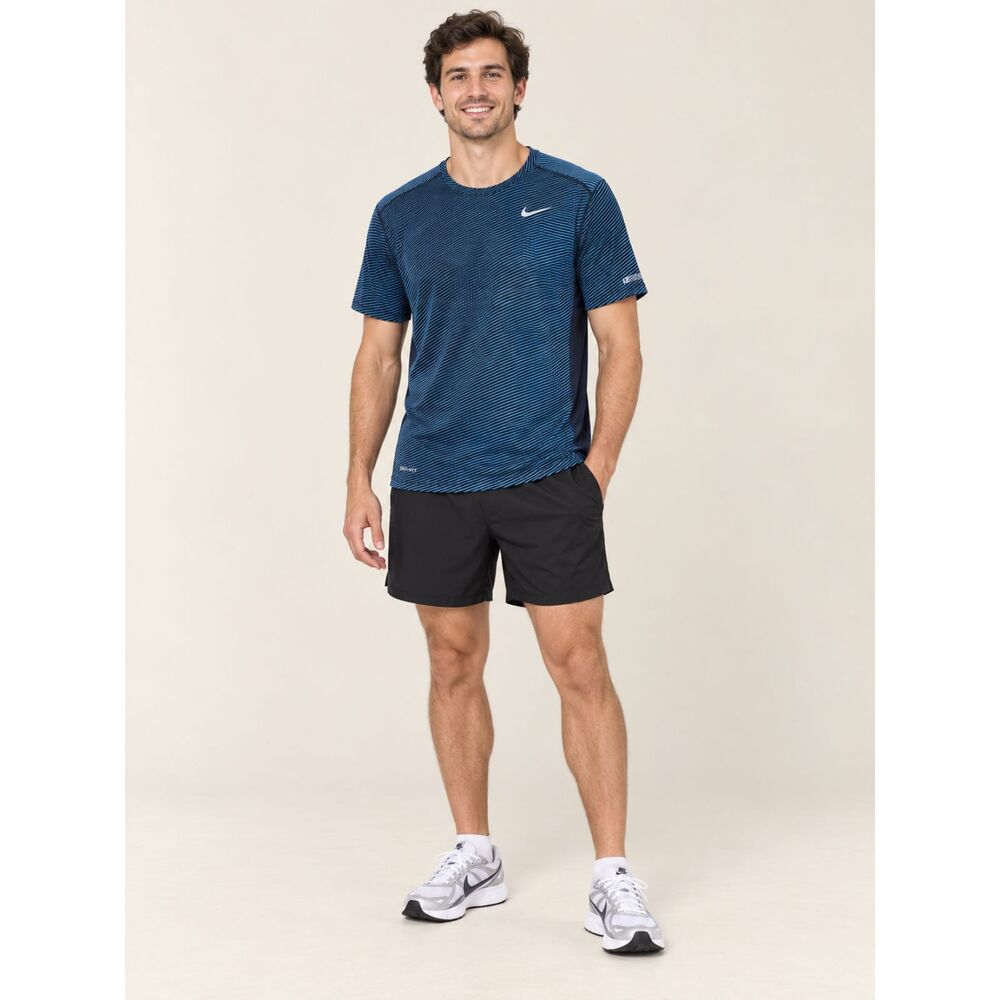 NWT Nike Running AeroReact Dri-FIT Blue Black Shirt Men’s XL
